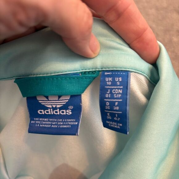 Vintage Adidas Blue Ombré Track Jacket size Sm - Picture 5 of 5